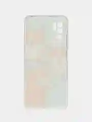 Светло-оранжевый чехол на Xiaomi Redmi Note 10T/10 5G/Poco M3 Pro / Сяоми Редми Нот 10T прозрачный