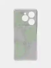 Лавандовый чехол на Tecno Spark 20 Pro/20S Pro / Текно Спарк 20 Про/20S Про прозрачный, с рисунком