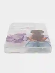 Сиреневый чехол на Tecno Spark 20 Pro/20S Pro / Текно Спарк 20 Про/20S Про прозрачный, с рисунком