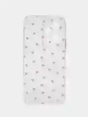 Коралловый меланж чехол на Honor 200 Lite / Хонор 200 Лайт прозрачный, с рисунком, защита камеры
