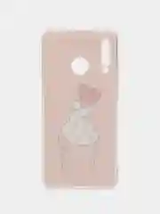 Коралловый чехол на Huawei P30 Lite/Honor 20S/20 Lite 2020 / Хуавей P30 Lite прозрачный, с рисунком