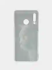 Тёмно-серый чехол на Huawei P30 Lite/Honor 20S/20 Lite 2020 / Хуавей P30 Lite прозрачный, с рисунком