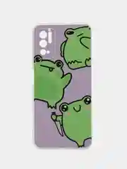 Лавандовый чехол на Xiaomi Redmi Note 10T/10 5G/Poco M3 Pro / Сяоми Редми Нот 10T прозрачный