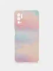 Пудровый чехол на Xiaomi Redmi Note 10T/10 5G/Poco M3 Pro / Сяоми Редми Нот 10T прозрачный