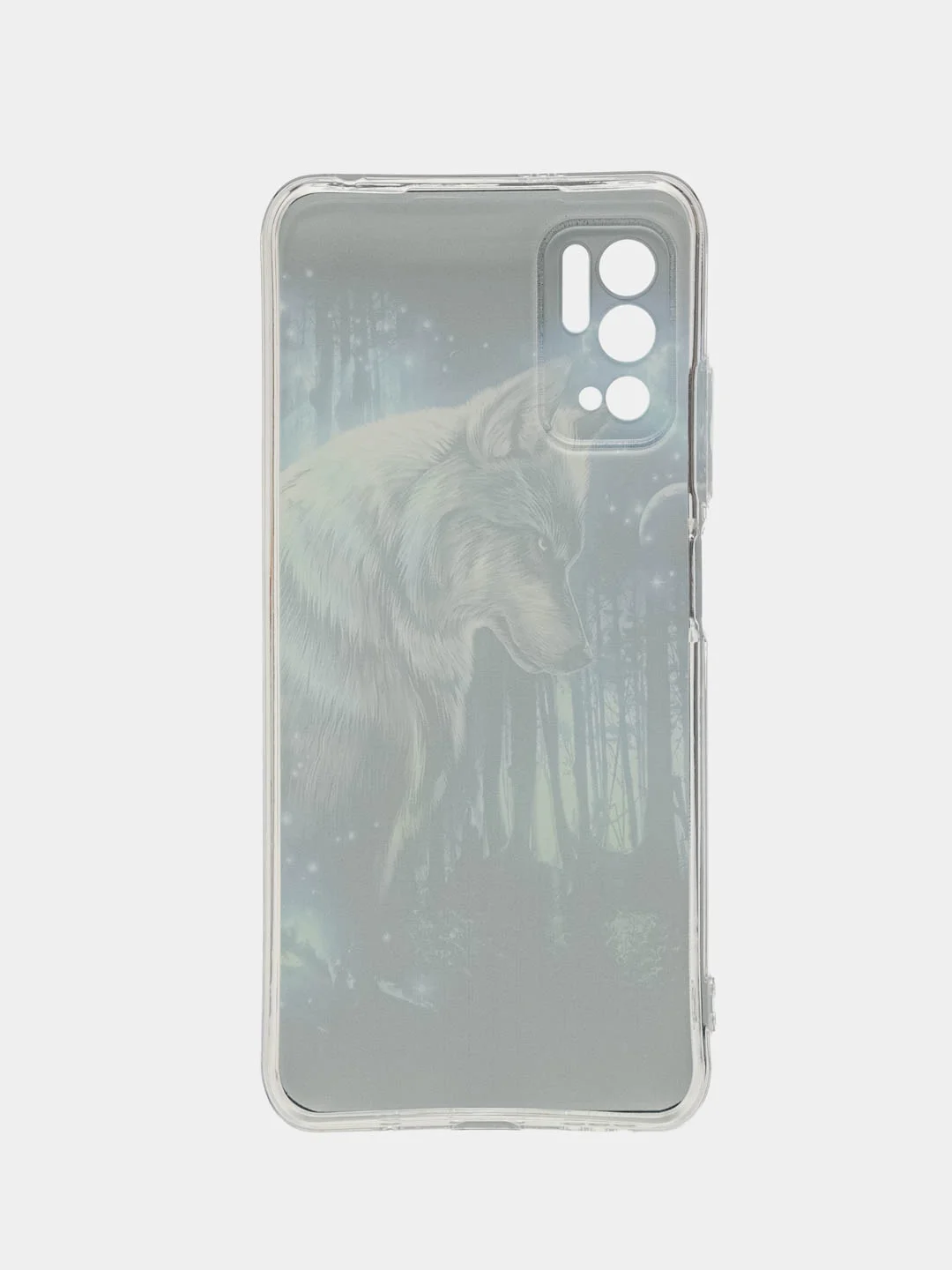 Синий чехол на Xiaomi Redmi Note 10T/10 5G/Poco M3 Pro / Сяоми Редми Нот 10T прозрачный