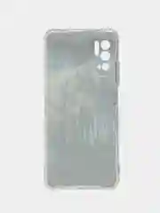Синий чехол на Xiaomi Redmi Note 10T/10 5G/Poco M3 Pro / Сяоми Редми Нот 10T прозрачный
