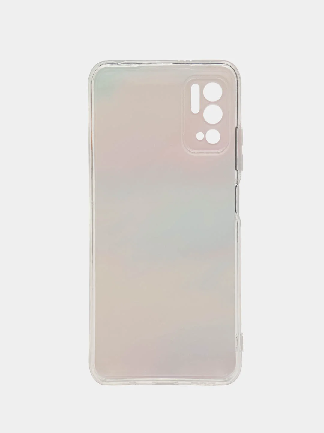 Пудровый чехол на Xiaomi Redmi Note 10T/10 5G/Poco M3 Pro / Сяоми Редми Нот 10T прозрачный