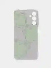 Лавандовый чехол на Samsung Galaxy A15 / Самсунг А15 прозрачный, с рисунком, защита камеры