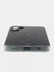 Хром чехол на Samsung Galaxy A15 / Самсунг А15 прозрачный, с рисунком, защита камеры