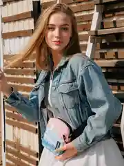 Пудровый мини-сумка мессенджер женская, мужская через плечо с принтом, 40 видов