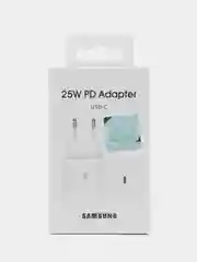 Белый сетевое зарядное устройство для Samsung TA800 Type-C,25W USB-C зарядка самсунг
