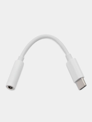 Aux адаптер переходник для наушников usb type-c аудио-разъём jack 3.5 mm