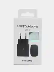 Черный сетевое зарядное устройство для Samsung TA800 Type-C,25W USB-C зарядка самсунг