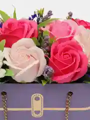 Фиолетовый букет из вспененного мыла , подарок на Новый год маме,сестре,коллеге ,подарочный набор