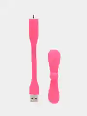 Розовый вентилятор USB