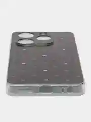 Черный чехол на Tecno Spark Go 2024/20C / Текно Спарк Го 2024/20C прозрачный, с рисунком