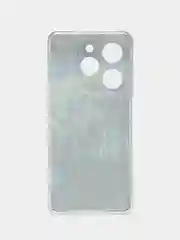 Синий чехол на Tecno Spark Go 2024/20C / Текно Спарк Го 2024/20C прозрачный, с рисунком
