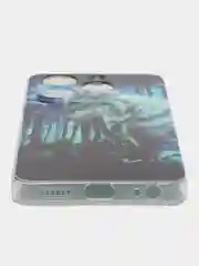 Синий чехол на Tecno Spark Go 2024/20C / Текно Спарк Го 2024/20C прозрачный, с рисунком