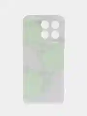 Лавандовый силиконовый чехол на Honor X8B / Хонор X8B прозрачный, с рисунком, защита камеры