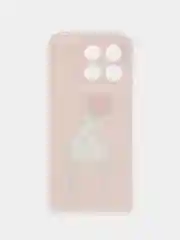 Коралловый силиконовый чехол на Honor X8B / Хонор X8B прозрачный, с рисунком, защита камеры