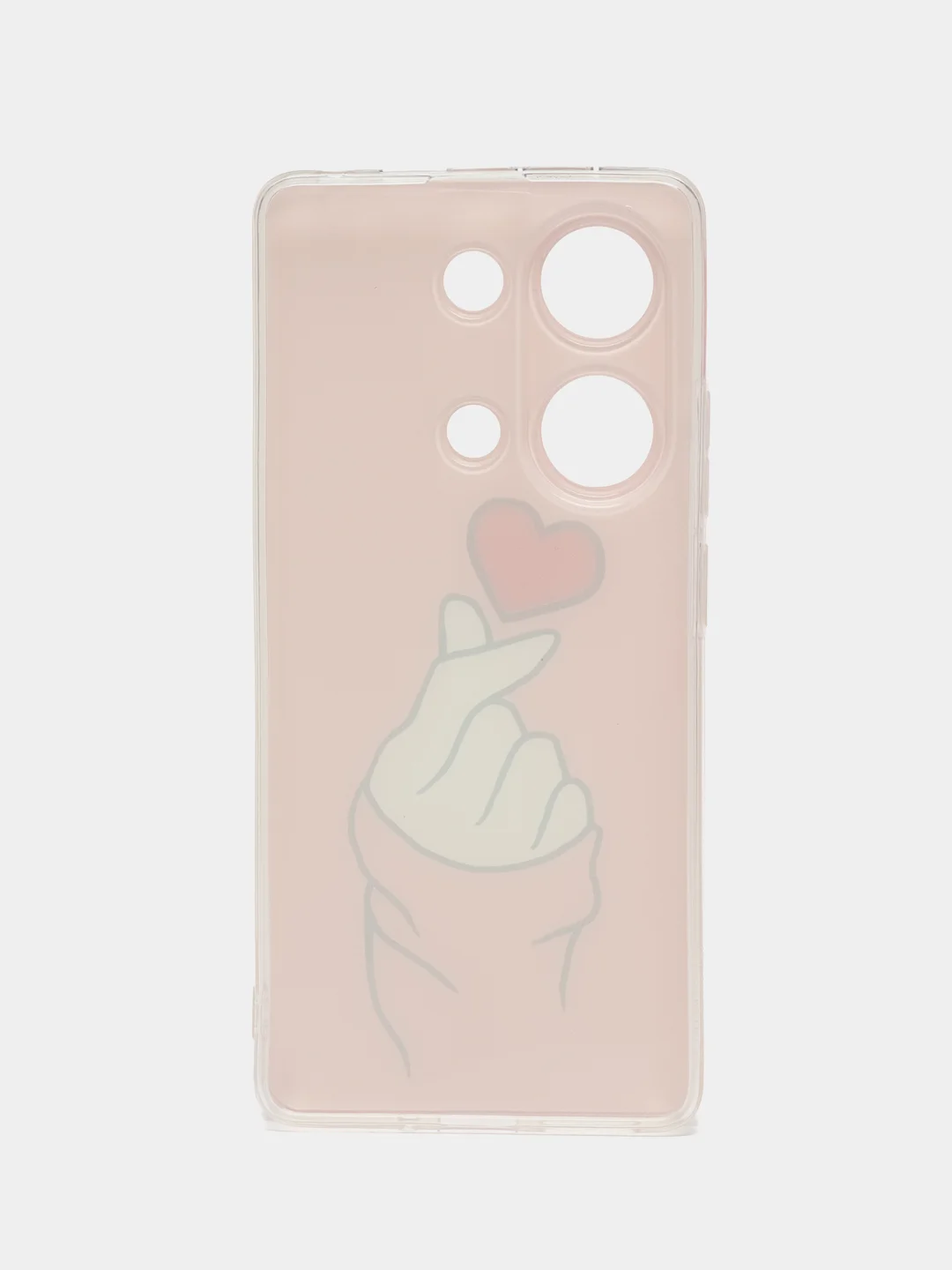 Коралловый чехол на Xiaomi Redmi Note 13 Pro 4G/Poco M6 Pro 4G прозрачный, с рисунком, защита камеры