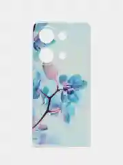 Лазурный чехол на Xiaomi Redmi Note 13 Pro 4G/Poco M6 Pro 4G прозрачный, с рисунком, защита камеры