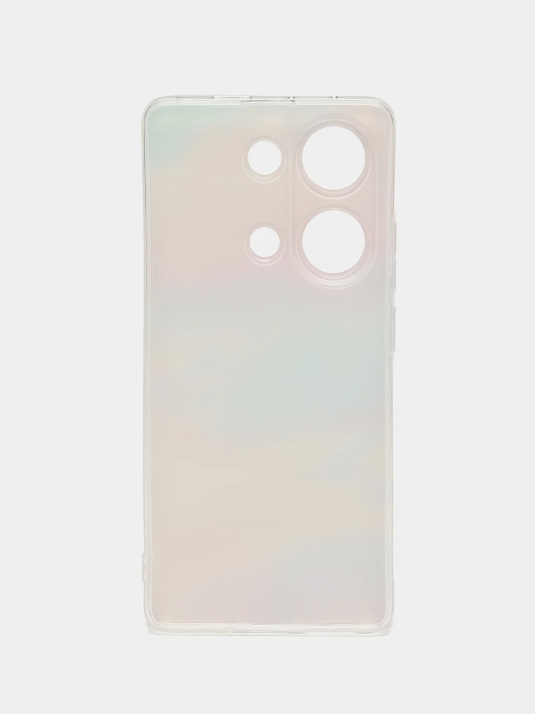 Пудровый чехол на Xiaomi Redmi Note 13 Pro 4G/Poco M6 Pro 4G прозрачный, с рисунком, защита камеры