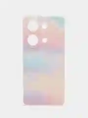 Пудровый чехол на Xiaomi Redmi Note 13 Pro 4G/Poco M6 Pro 4G прозрачный, с рисунком, защита камеры