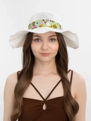 Шляпа женская соломенная летняя
