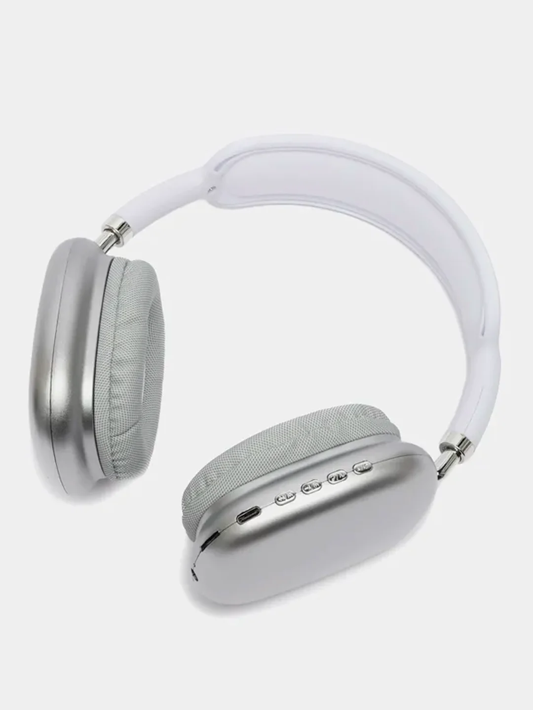 Белый беспроводные наушники P9 Bluetooth 5.0 с микрофоном, FM SD Mp3