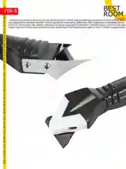 Шпатель 5шт сменных насадок: 3R, 6R, 10R, 13R, 17R Best Room строительный для герметика