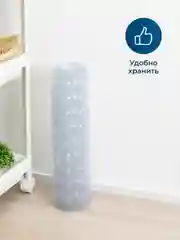 Прозрачный коврик противоскользящий для ванной Birdhouse, прозрачный, 100х39 см