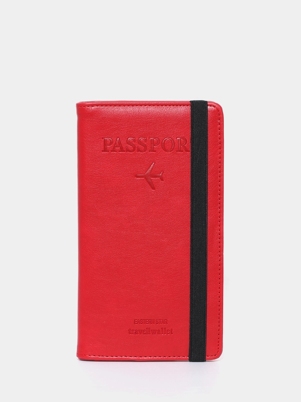 Кошелек-обложка для документов, паспорта, карт и денег, с RFID защитой