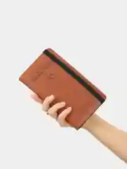 Черный кошелек-обложка для документов, паспорта, карт и денег, с RFID защитой