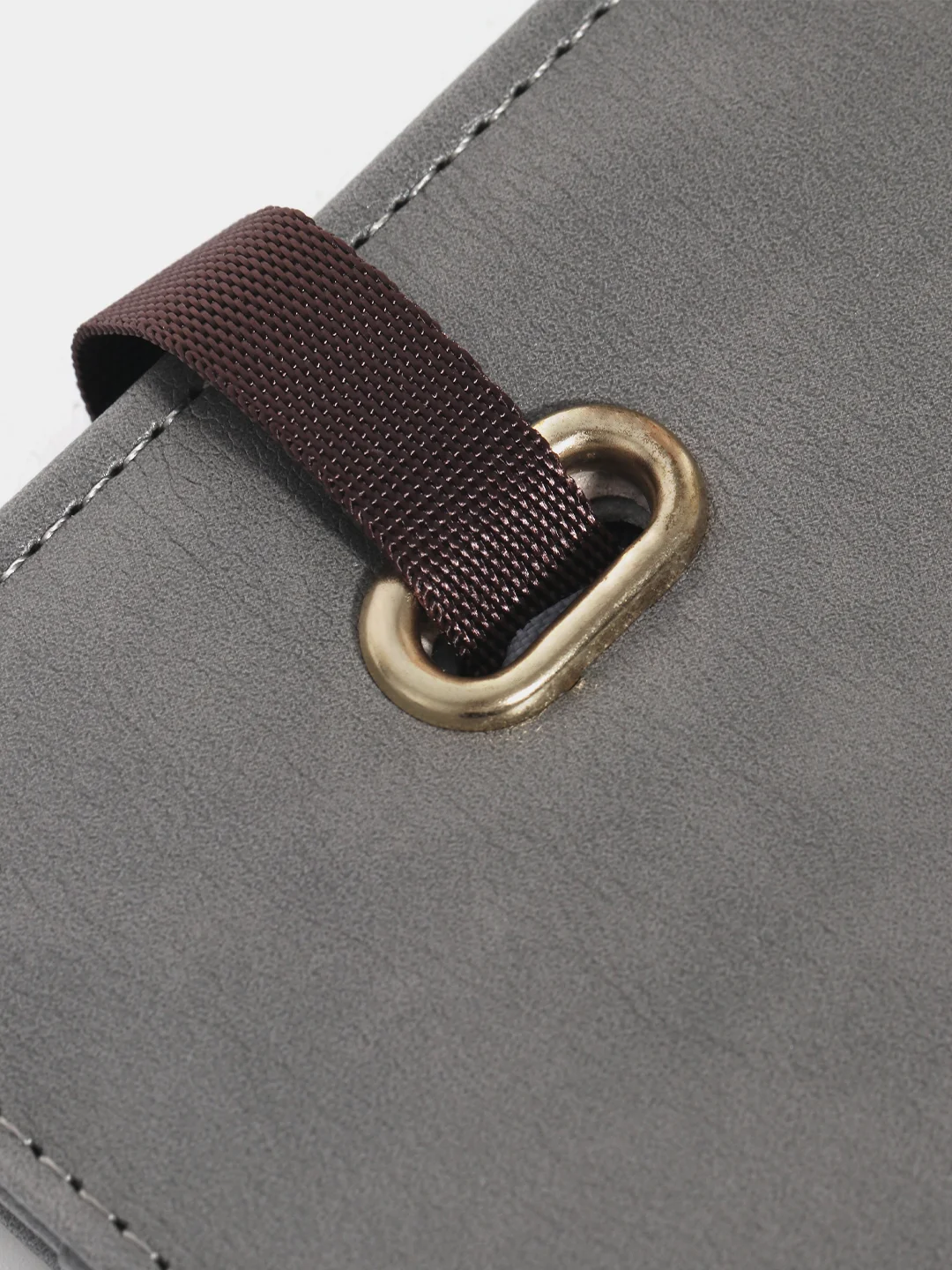 Серый кошелек-обложка для документов, паспорта, карт и денег, с RFID защитой