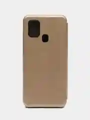 Золотой чехол-книжка для Samsung M31