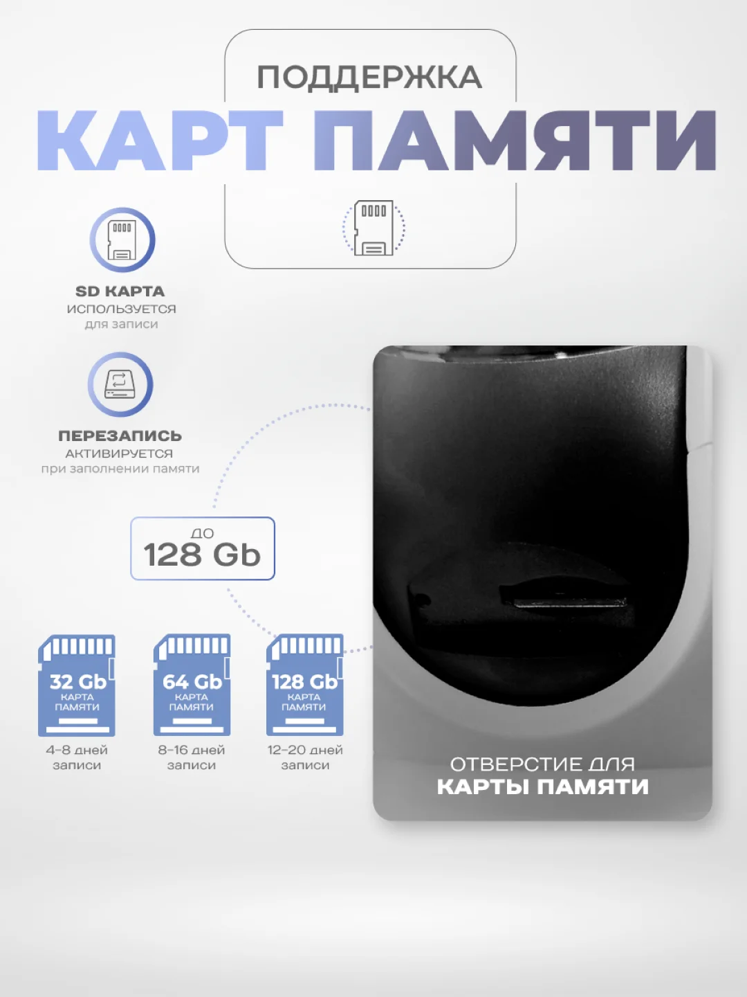 Поворотная камера видеонаблюдения WIFI IP 2Мп Ps-Link PS-G50C с микрофоном и динамиком