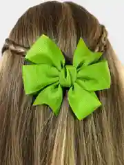 Лесной зеленый бантики на заколке/Бантики/Детская заколка для волос/Заколка бантики/Акссесуары/Мини бант