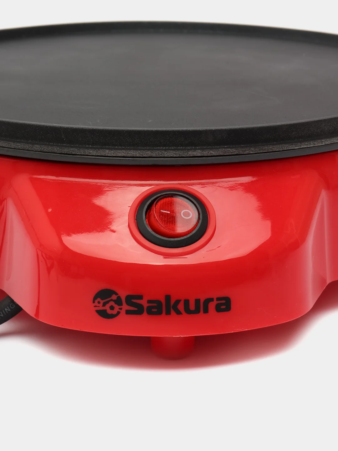 Блинница электрическая SAKURA SA-7418R, 900 Вт, красная