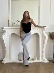 Черный корсет женский