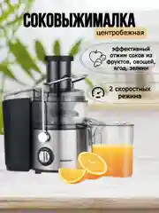 Черный соковыжималка Blackton Bt J2110, 650 Вт, 2 СКОРОСТИ, Объемом 0,8л