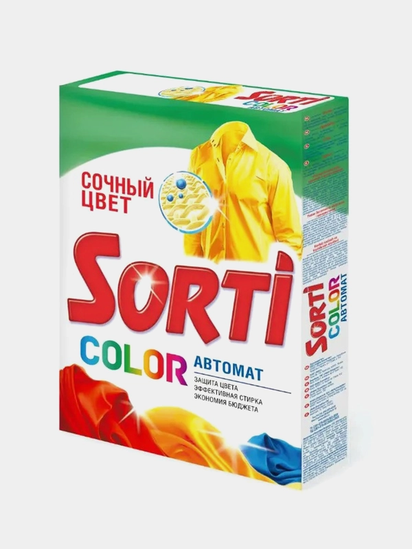Стиральный порошок SORTI Color, автомат, 350 г