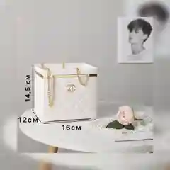 Черный подарочный пакет, сумочка из полимерного картона для подарка, 3 цвета
