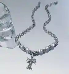 Цепочка на шею с кулоном "Крест"