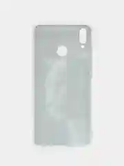 Тёмно-серый силиконовый чехол на Honor 8X / Хонор 8Х прозрачный, с рисунком, защита камеры