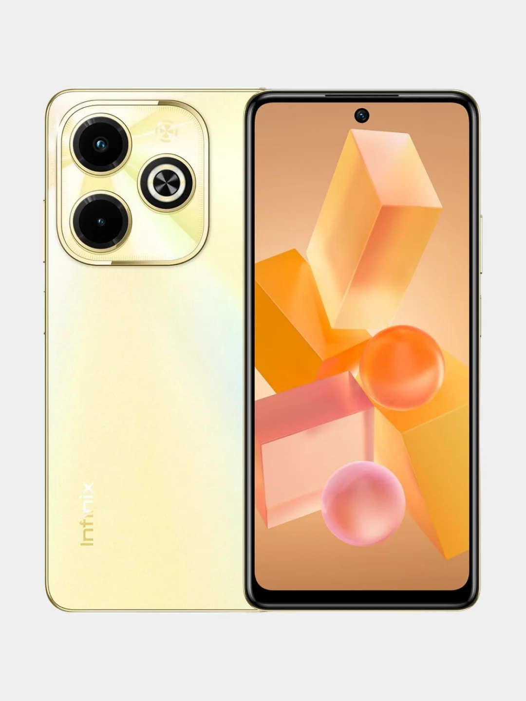 Золотой смартфон Infinix HOT 40i 8/256 ГБ