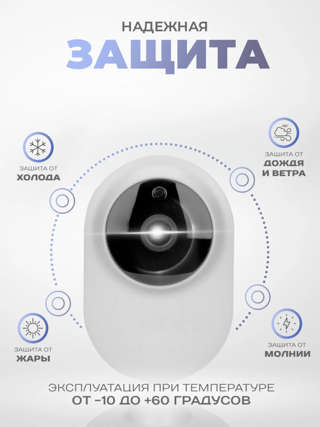 Умная камера видеонаблюдения WIFI IP 2Мп 1080P PS-link TD20 для помещений с микрофоном