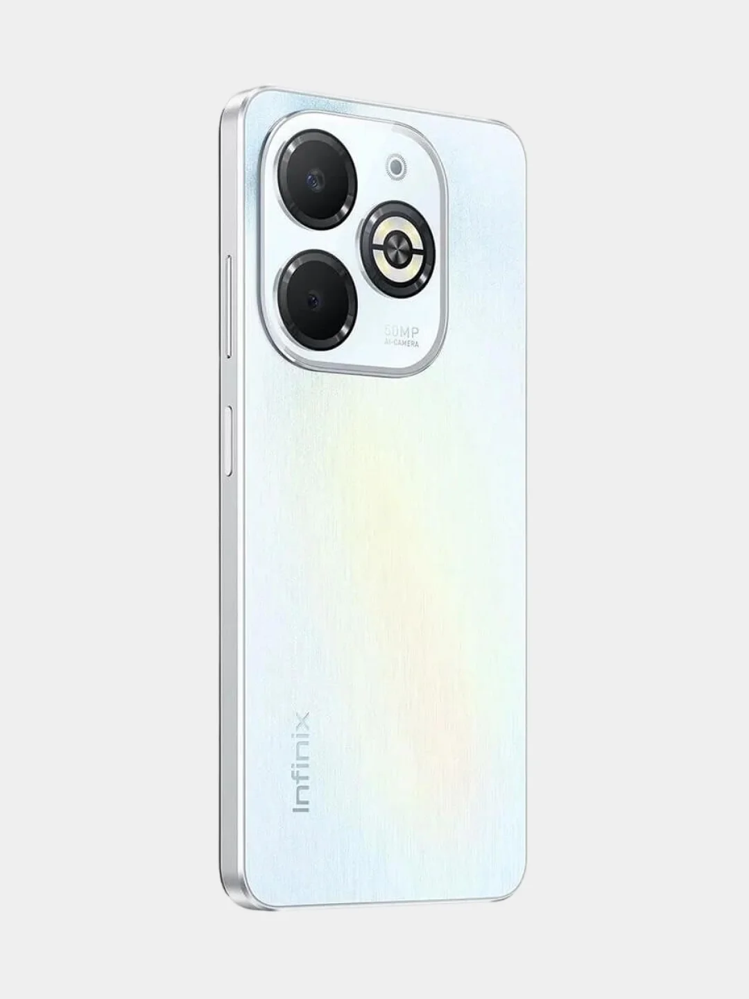 Белый смартфон Infinix SMART 8 Plus 4/128ГБ