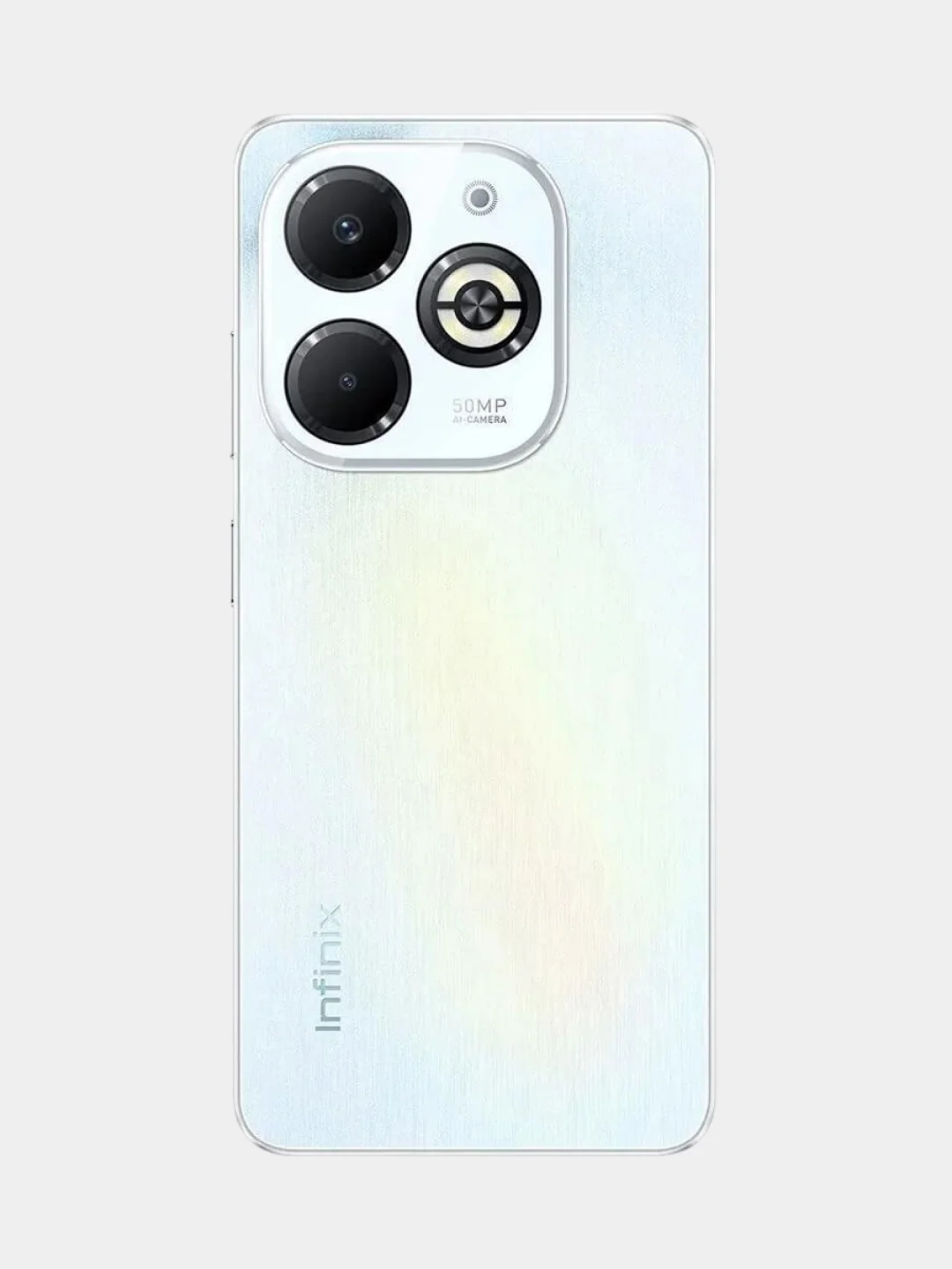Белый смартфон Infinix SMART 8 Plus 4/128ГБ