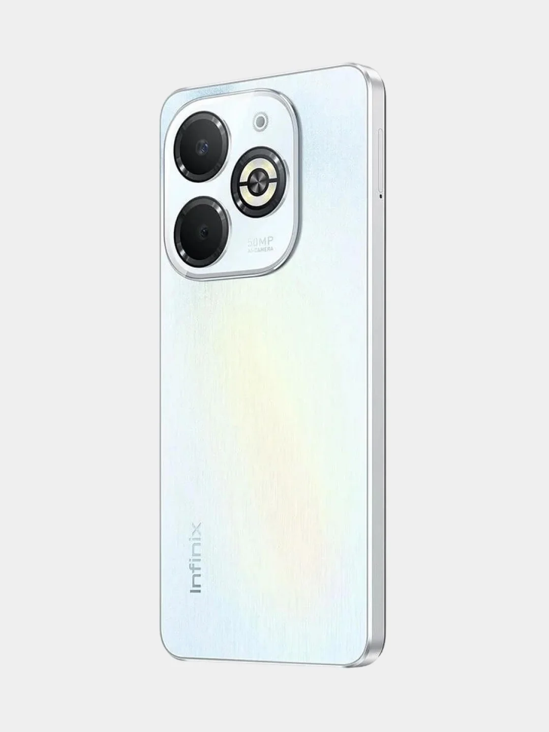 Белый смартфон Infinix SMART 8 Plus 4/128ГБ